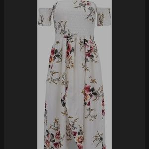 SVALIY Women Floral Off The Shoulder Dress